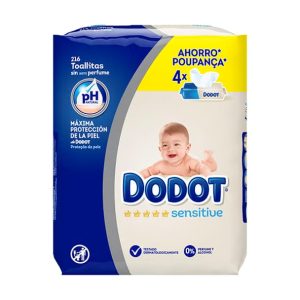 Toallitas Húmedas Sensitive Dodot 216 Uds