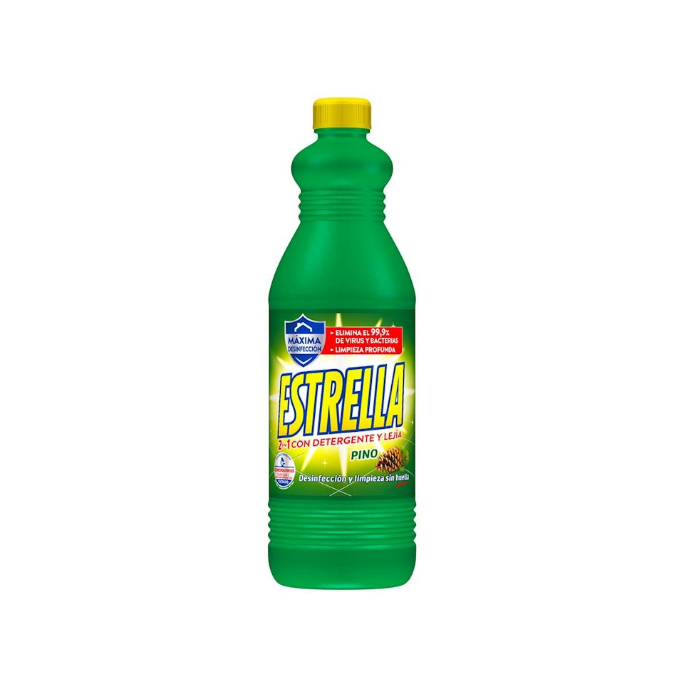 Lejía Con Detergente Pino Estrella 1.43 L