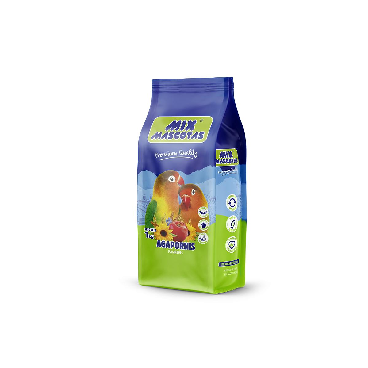 Alimento Agapornis Mix Mascotas 1Kg