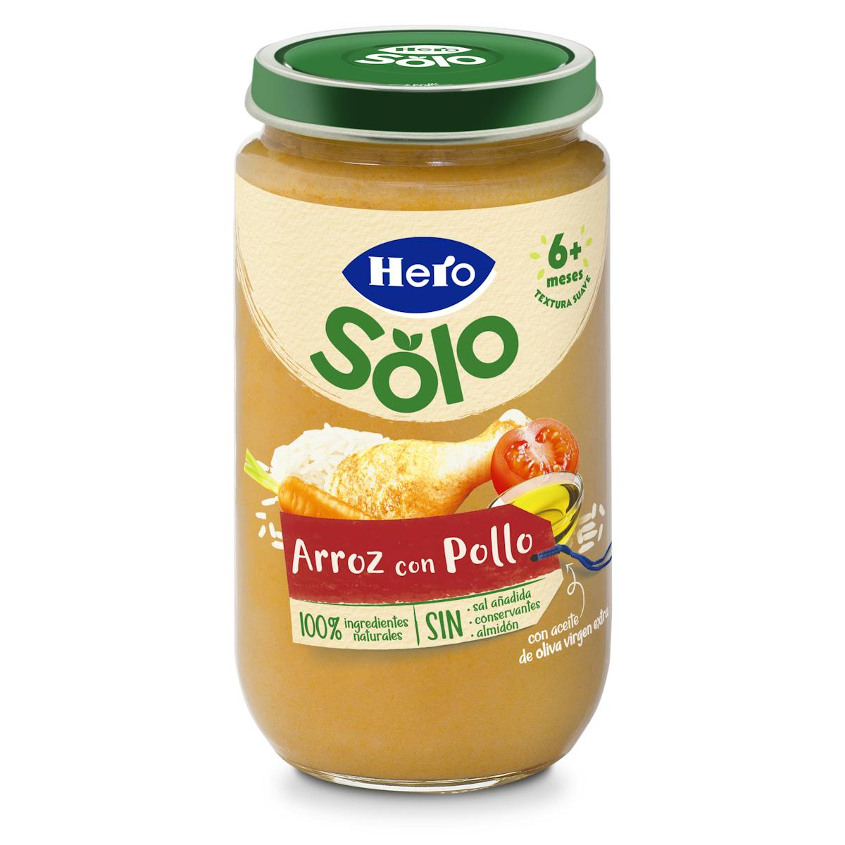 Tarrito Arroz Con Pollo Hero Solo 235Gr