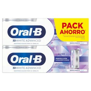 Pasta De Dientes 3D White Advanced Oral-B 2x75Ml