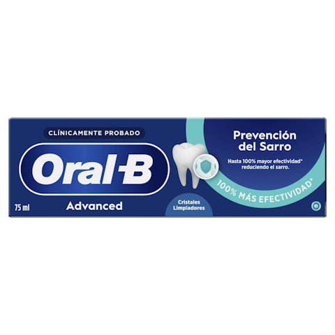 Pasta De Dientes Advanced Prevención De Sarro Oral-B 75Ml