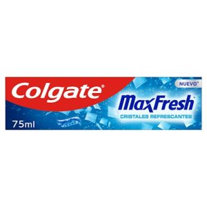 Pasta De Dientes Max Fresh Cristales Refrescantes Colgate 75Ml