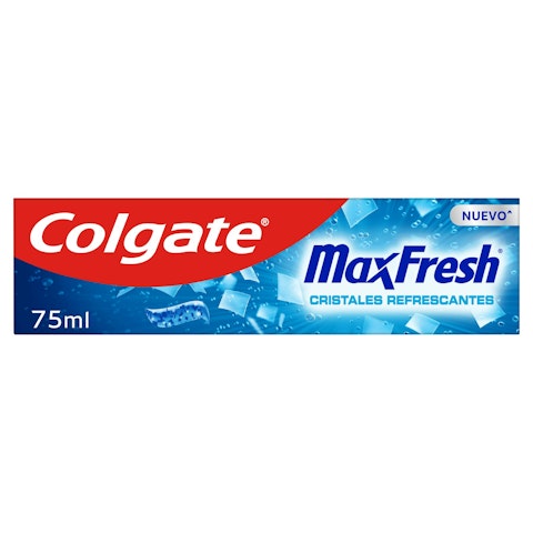 Pasta De Dientes Max Fresh Cristales Refrescantes Colgate 75Ml