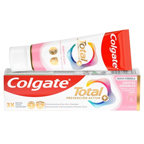 Pasta De Dientes Prevención Activa + Anti Desgaste Colgate Total 75Ml