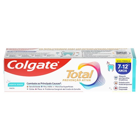 Pasta De Dientes Prevención Activa Junior 7-12 Años Colgate Total 50Ml