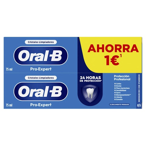 Pasta De Dientes Pro Expert Oral-B 2x75Ml