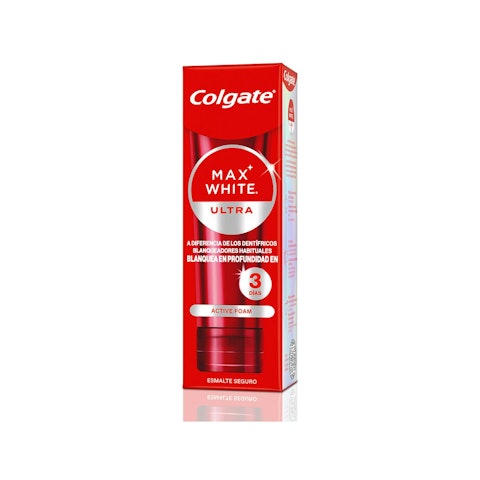 Pasta De Dientes Blanqueadora Max White Ultra Active Foam Colgate 50Ml