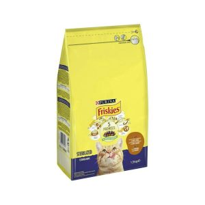 Pienso Gatos Esterilizados Pollo Y Pavo Friskies 1.5Kg