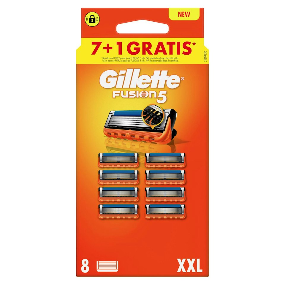 Recambios Máquina Fusion 5 Gillette 7+1 Uds