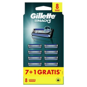 Recambios Máquina Mach 3 Gillette 7+1 Uds