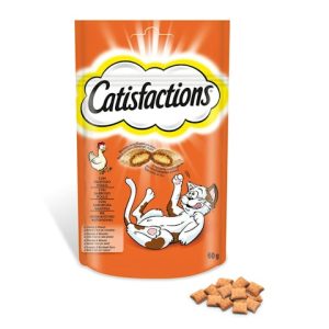Snack Gatos Pollo Catisfactions 60 Gr