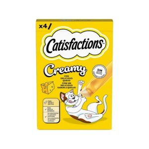 Snack Líquido Gato Creamy Queso Catisfactions 4 Uds