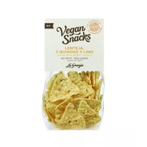 Snack Vegano De Lenteja, 3 Quinoas Y Lino La Granja 40 G