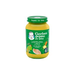 Tarrito Guisantes, Patata Y Pollo Gerber Organic 190 Gr