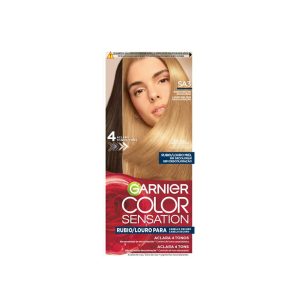 Tinte Aclarante Color Sensation Para Cabello Castaño Garnier Tono Rubio Miel