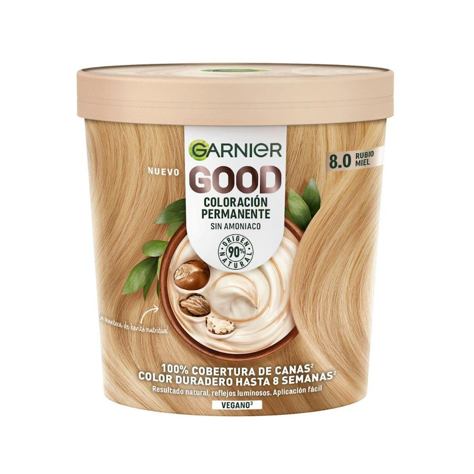 Tinte Permanente Sin Amoníaco Garnier Good Tonos Rubios