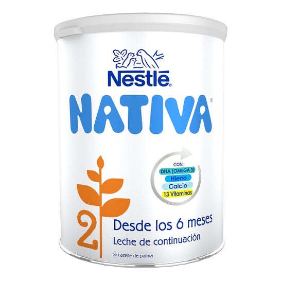 Leche De Continuación En Polvo 2 Nativa 800 Gr