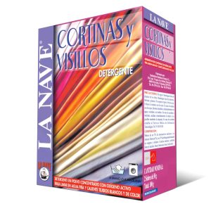 Detergente En Polvo Cortinas Y Visillos La Nave 2x50Gr