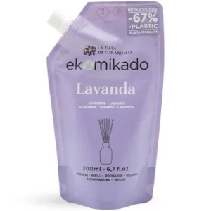 Recarga Ambientador Ekomikado Lavanda La Casa De Los Aromas 200 Ml