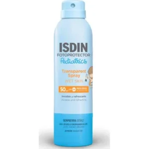 Fotoprotector Spray Transparent Wet Skin Pediatrics SPF 50 Isdin 250Ml