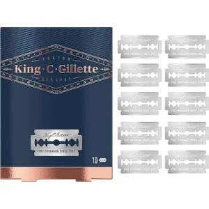 Hojas De Afeitar Doble Filo King C Gillette 10 Uds