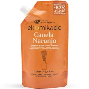 Recarga Ambientador Ekomikado Naranja La Casa De Los Aromas 200 Ml