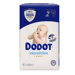 Pañales Sensitive Talla 2 (4-8 Kg) Dodot 58 Uds