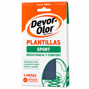 Plantillas Anti Olor Sport Devor-Olor