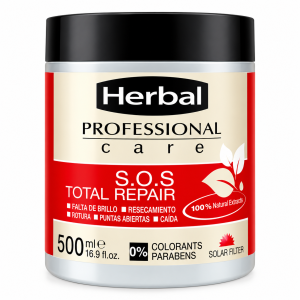 Mascarilla Total Repair Herbal Professional Care Sos Tarro 500Ml