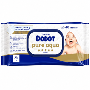 Toallitas Húmedas Aqua Pure Plastic Free Dodot 48 Uds
