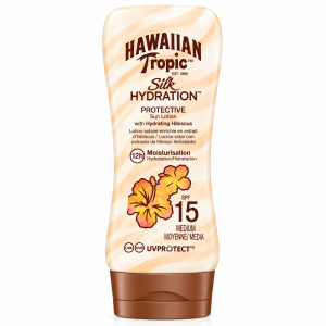 Loción Solar Silk Hydration SPF 15 Hawaiian Tropic 180Ml