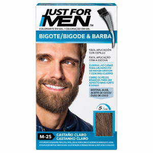 Tinte Para Bigote Y Barba Just For Men M25 Castaño Claro