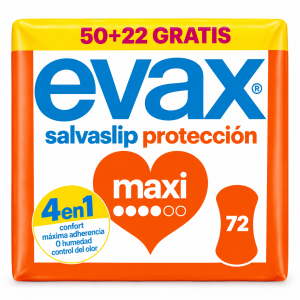 Protegeslips Protección Maxi Evax 72 Uds