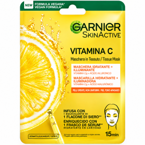 Mascarilla Facial De Tejido Vitamina C Garnier