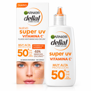 Fluido Solar Facial Super UV Vitamina C SPF 50+ Delial 40Ml