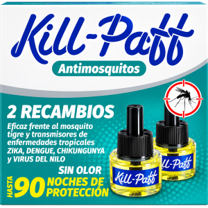 Recambio Insecticida Antimosquitos Kill-Paff 2 Uds