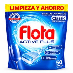 Lavavajillas En Cápsulas Active Plus Flota 50 Uds