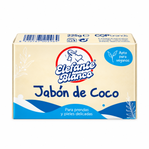 Jabón Para Ropa Coco Elefante Blanco 250 Gr