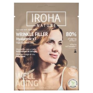 Mascarilla Facial Rellenadora Triple Ácido Hialurónico Iroha Nature