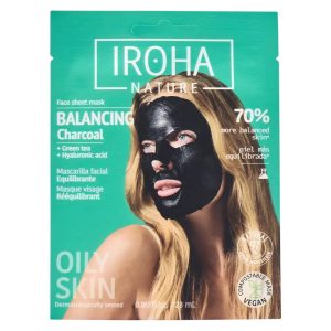 Mascarilla Facial Equilibrante Carbón Iroha Nature