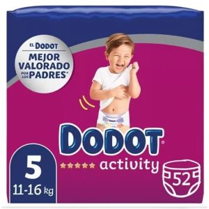 Pañales Activity Talla 5 (11-16 Kg) Dodot 52 Uds