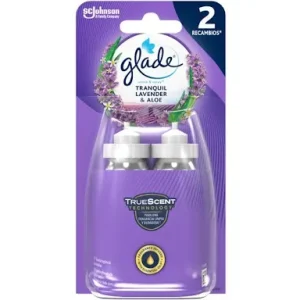 Recambio Ambientador Sense & Spray Lavanda Glade 2 Uds